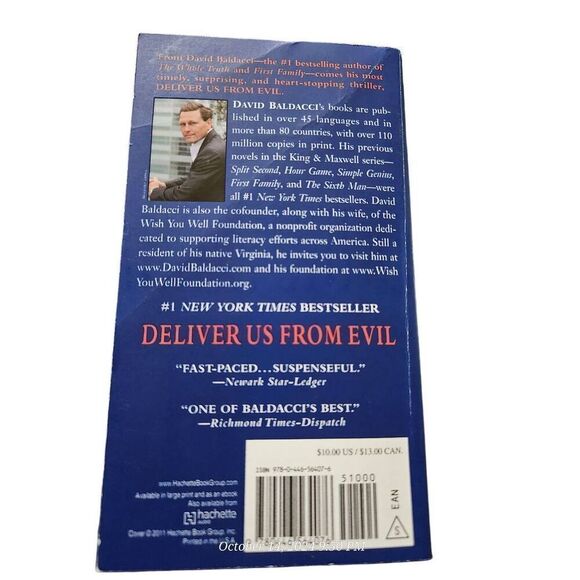 Deliver us from evil by David Baldacci vision books isbn 9780446564076 - Picture 4 of 5